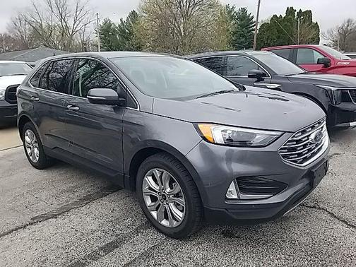 Carbonized Gray Metallic 2024 Ford Edge Titanium