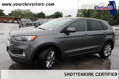 Carbonized Gray Metallic 2024 Ford Edge Titanium