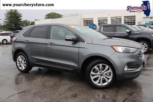 Carbonized Gray Metallic 2024 Ford Edge Titanium