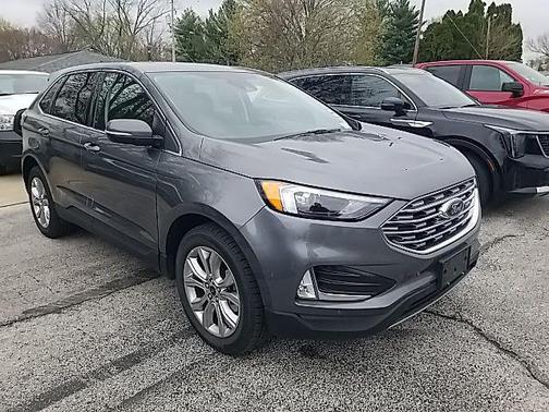 Carbonized Gray Metallic 2024 Ford Edge Titanium