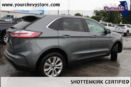 Carbonized Gray Metallic 2024 Ford Edge Titanium