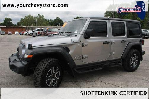 Billet Silver Metallic Clearcoat 2020 Jeep Wrangler Unlimited Sport