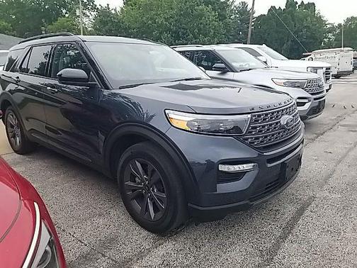 Stone Blue Metallic 2022 Ford Explorer XLT