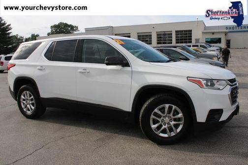 Summit White 2021 Chevrolet Traverse LS