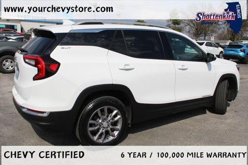 Summit White 2024 GMC Terrain SLT
