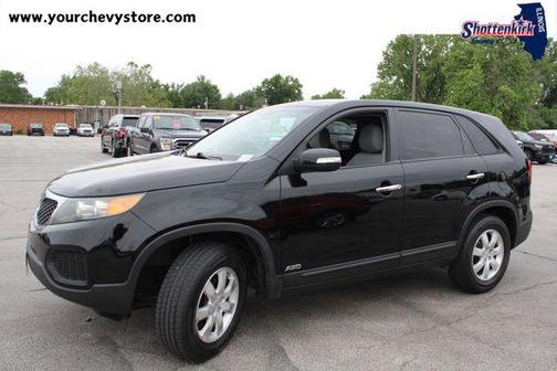 Ebony Black 2011 Kia Sorento LX