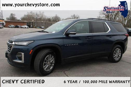 Northsky Blue Metallic 2023 Chevrolet Traverse LT Cloth