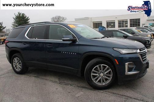 Northsky Blue Metallic 2023 Chevrolet Traverse LT Cloth