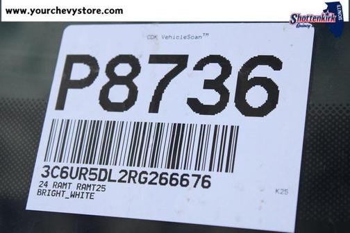2024 RAM 2500 Big Horn Crew Cab 4x4 6'4' Box