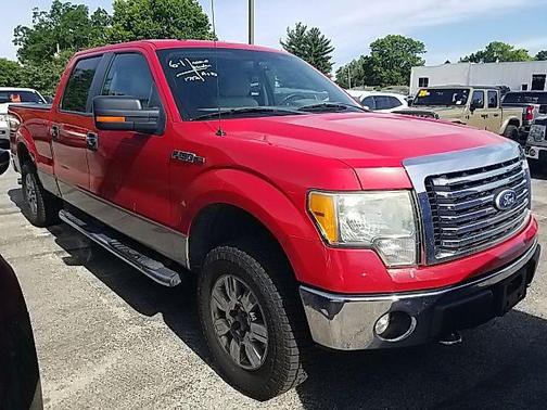 Red 2010 Ford F-150 XLT