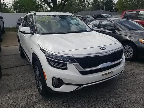 Snow White Pearl 2021 Kia Seltos SX Turbo