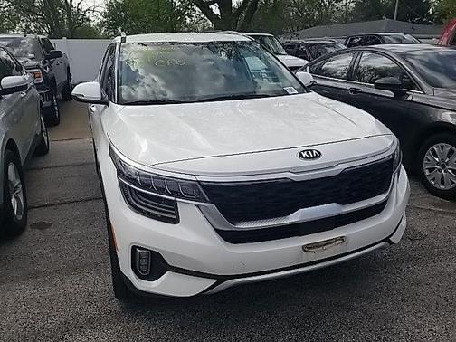 Snow White Pearl 2021 Kia Seltos SX Turbo