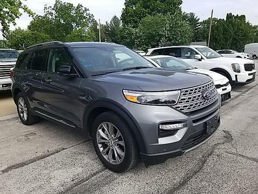 Gray Metallic 2023 Ford Explorer Limited