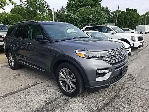 Gray Metallic 2023 Ford Explorer Limited