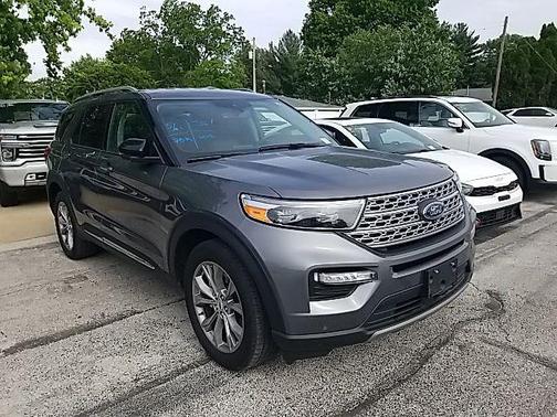 Gray Metallic 2023 Ford Explorer Limited