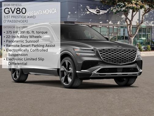 2026 Genesis GV80 3.5T Prestige