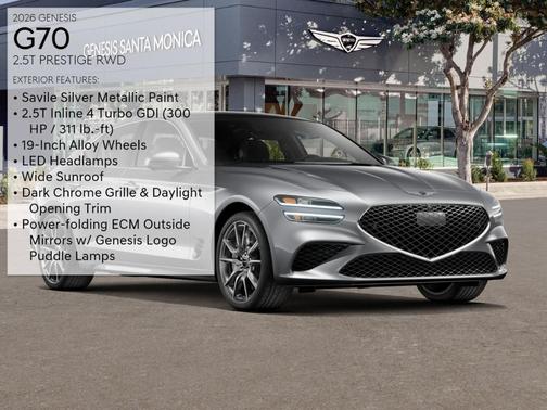 2026 Genesis G70 PRESTIGE