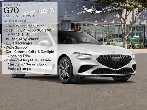 2026 Genesis G70 2.5T Prestige