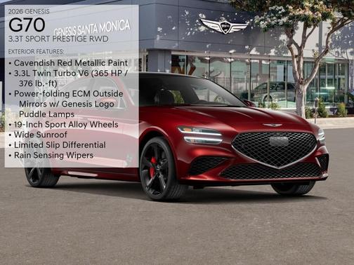 2026 Genesis G70 3.3T