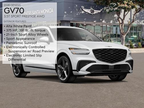 2026 Genesis GV70 3.5T Sport Prestige