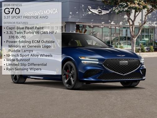 2026 Genesis G70 3.3T