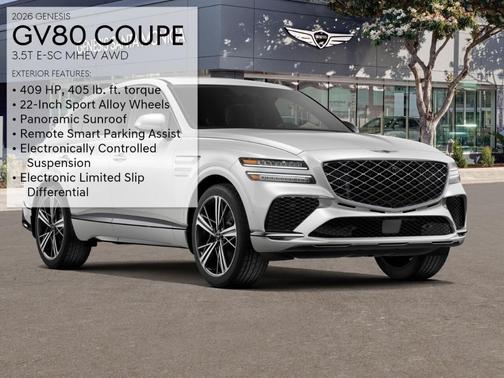 2026 Genesis GV80 Coupe 3.5T e-SC