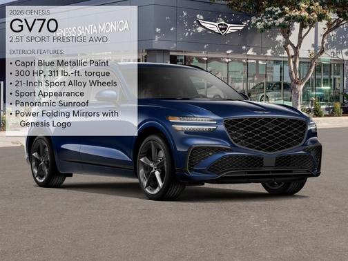 2026 Genesis GV70 2.5T Sport Prestige