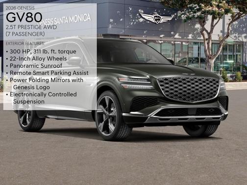 2026 Genesis GV80 2.5T Prestige