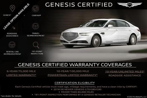 Uyuni White 2026 Genesis G70 2.5T Prestige