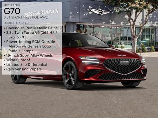 2026 Genesis G70 3.3T