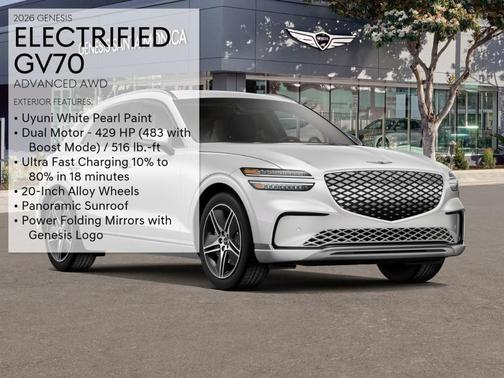 2026 Genesis Electrified GV70 Advanced