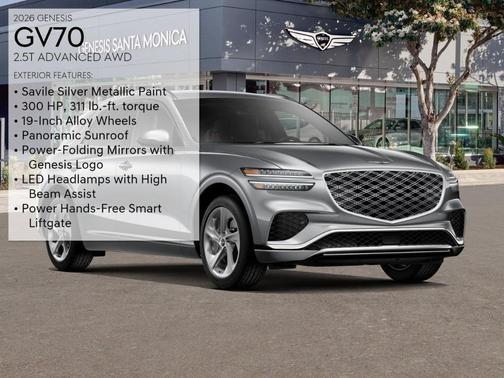 Savile Silver 2026 Genesis GV70 2.5T Advanced
