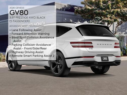 2026 Genesis GV80 3.5T Prestige Black