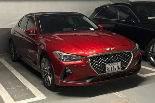 Red 2019 Genesis G70 3.3T Advanced