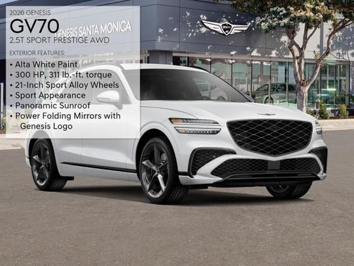 2026 Genesis GV70 2.5T Sport Prestige