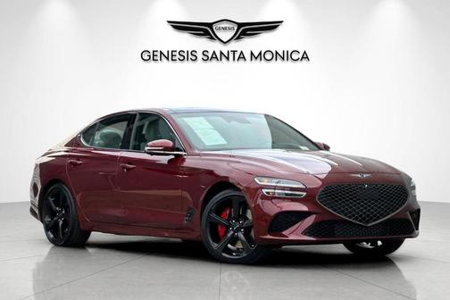 Red 2026 Genesis G70 3.3T Sport Prestige