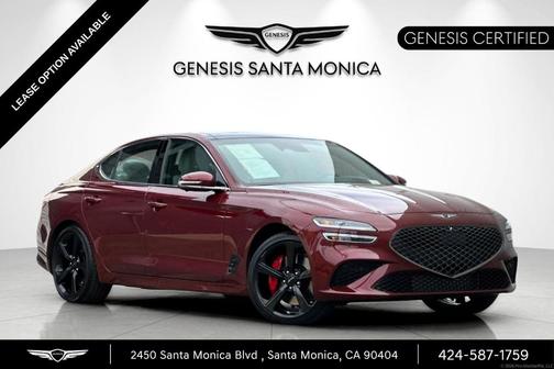 Red 2026 Genesis G70 3.3T Sport Prestige