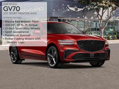 2026 Genesis GV70 2.5T Sport Prestige
