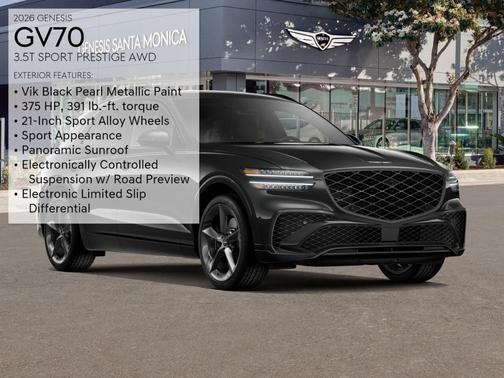 2026 Genesis GV70 3.5T Sport Prestige