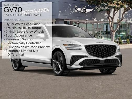 2026 Genesis GV70 3.5T Sport Prestige