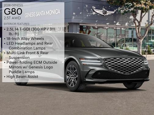 2026 Genesis G80 2.5T