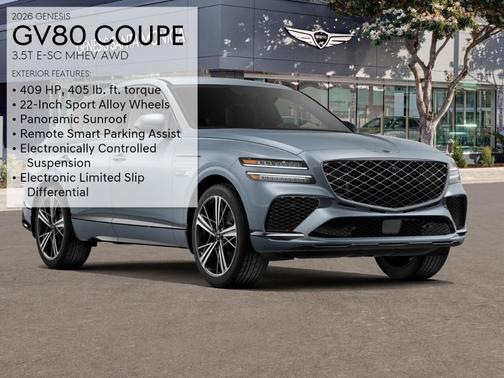 2026 Genesis GV80 Coupe 3.5T e-SC