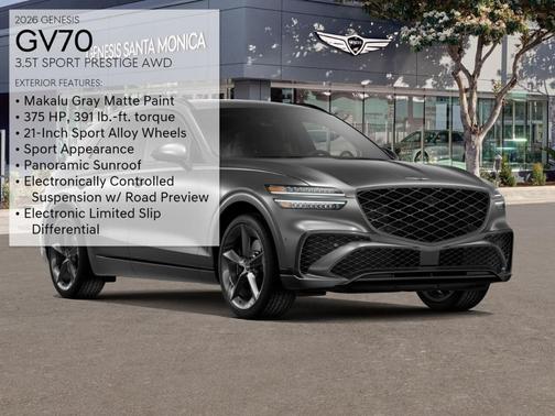 2026 Genesis GV70 3.5T Sport Prestige