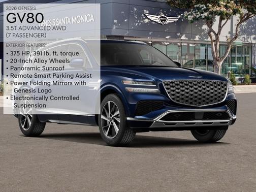 2026 Genesis GV80 3.5T Advanced