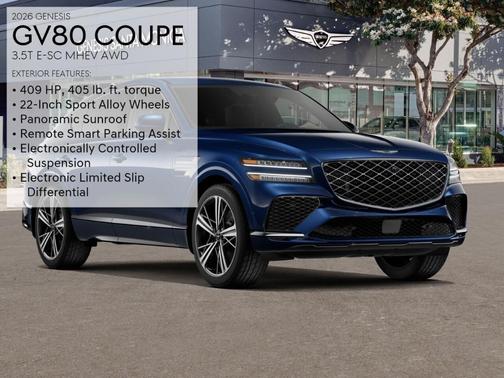 2026 Genesis GV80 Coupe 3.5T e-SC