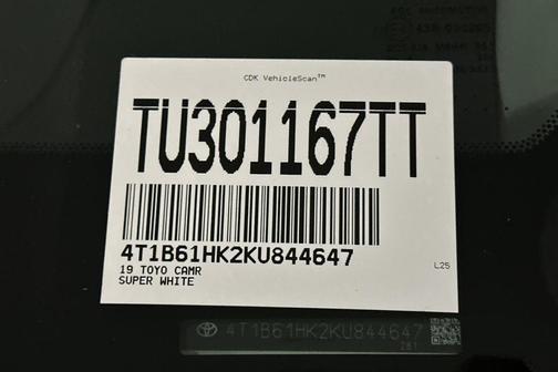 2019 Toyota Camry XSE