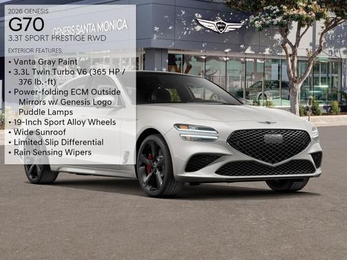2026 Genesis G70 3.3T