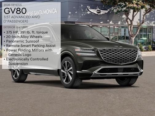 2026 Genesis GV80 3.5T Advanced