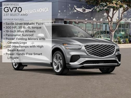 2026 Genesis GV70 2.5T Select