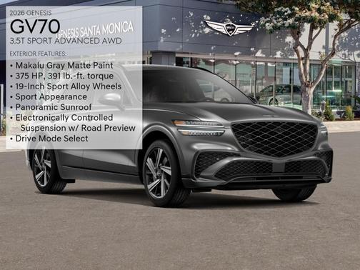 2026 Genesis GV70 3.5T Sport Advanced